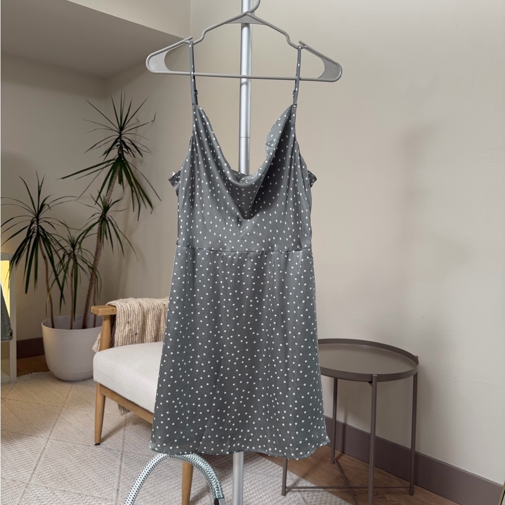 Women's | NWT | Lulus Spot In My Heart Satin Mini Dress | Large